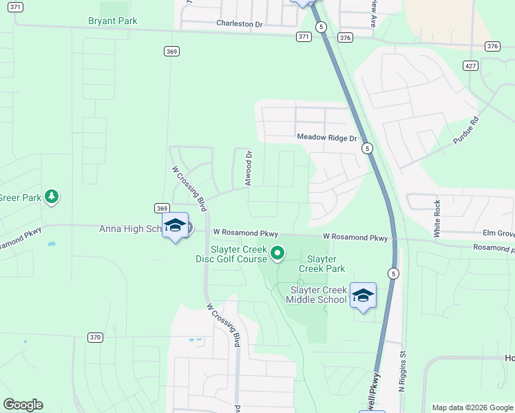 map of restaurants, bars, coffee shops, grocery stores, and more near 120 Emma Drive in Anna
