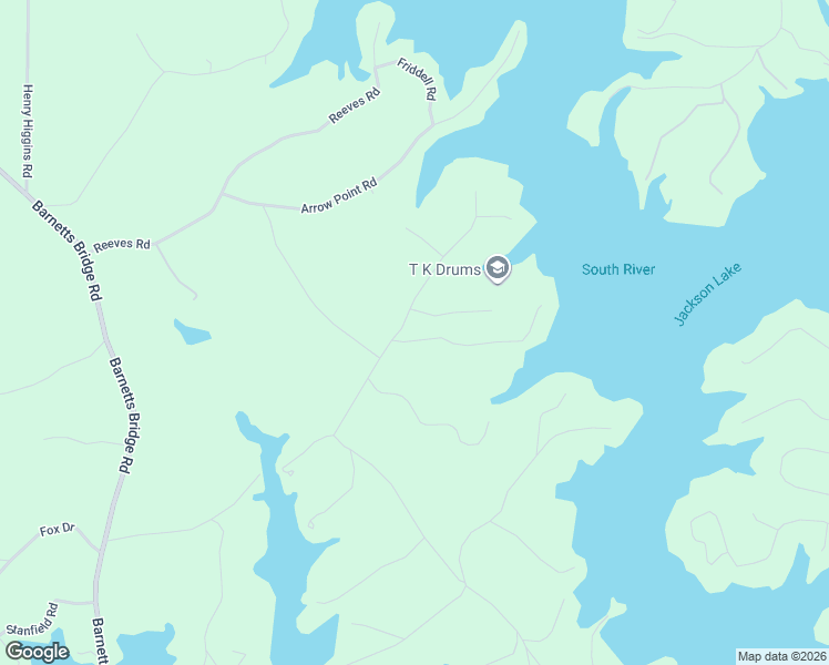 map of restaurants, bars, coffee shops, grocery stores, and more near 201 Tussahaw Point Drive in Jackson