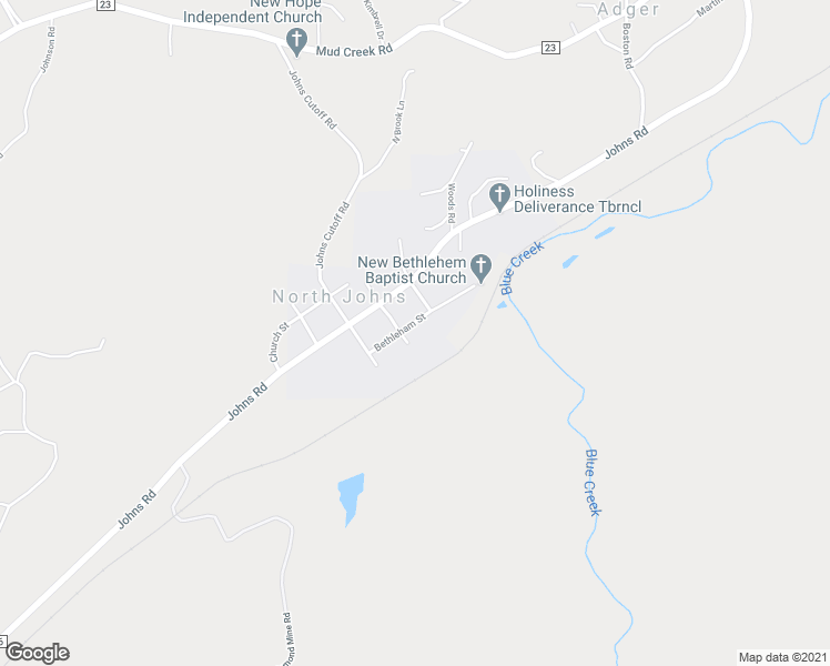 map of restaurants, bars, coffee shops, grocery stores, and more near 7552 Bethleham Street in Adger