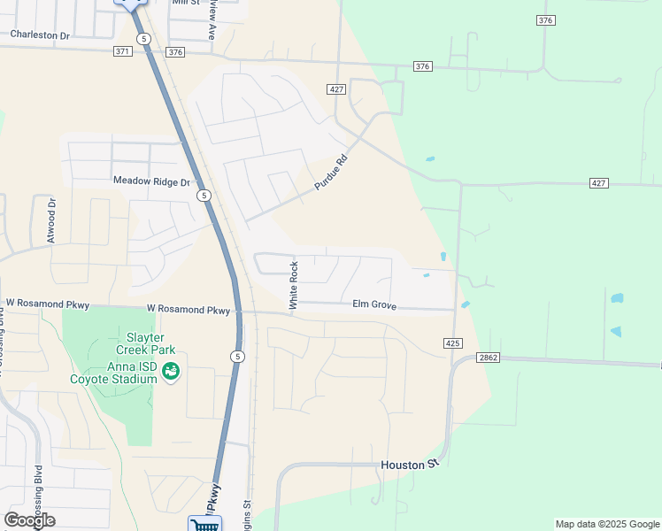 map of restaurants, bars, coffee shops, grocery stores, and more near 1912 Briar Cove in Anna