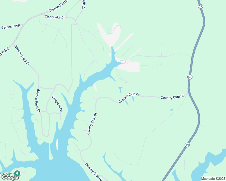 map of restaurants, bars, coffee shops, grocery stores, and more near 11269-11443 Country Club Drive in Northport
