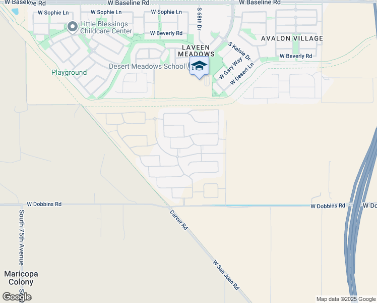 map of restaurants, bars, coffee shops, grocery stores, and more near Maricopa Trail in Maricopa County
