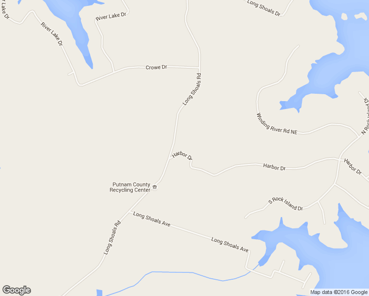map of restaurants, bars, coffee shops, grocery stores, and more near 306 Long Shoals Road in Eatonton