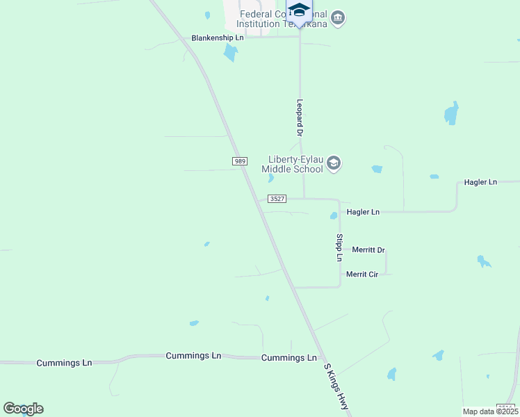 map of restaurants, bars, coffee shops, grocery stores, and more near 4415 S Kings Hwy in Texarkana