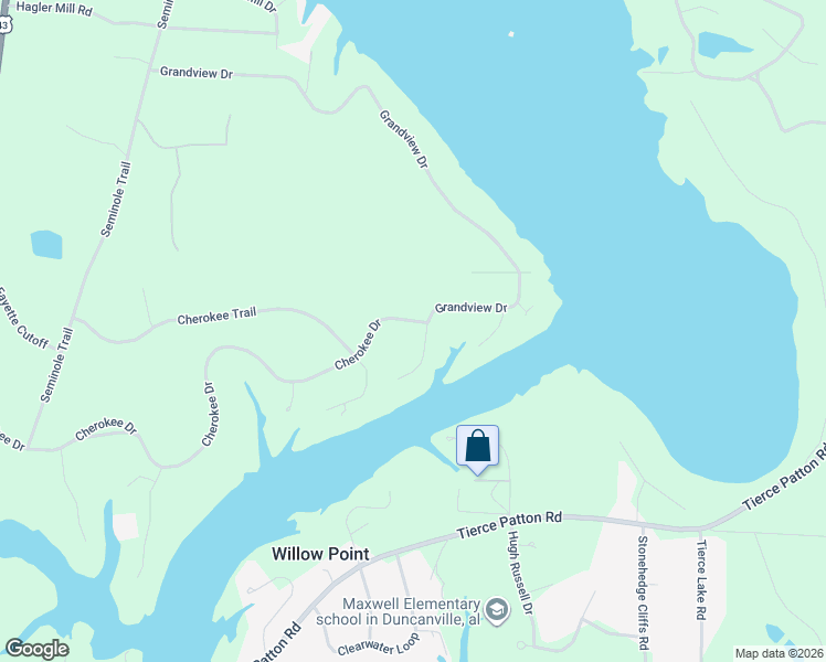 map of restaurants, bars, coffee shops, grocery stores, and more near 11500-11626 Grandview Drive in Northport