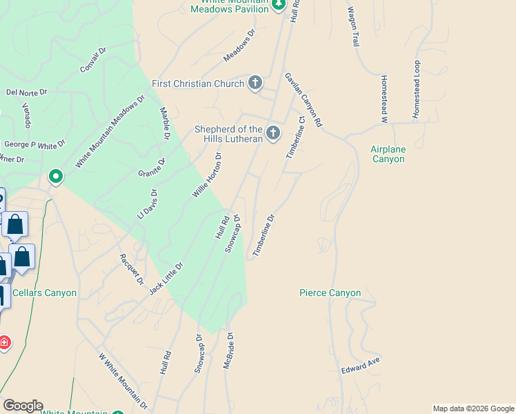 map of restaurants, bars, coffee shops, grocery stores, and more near 210 Timberline Court in Ruidoso