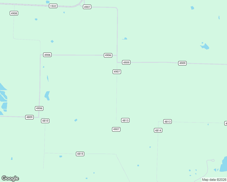 map of restaurants, bars, coffee shops, grocery stores, and more near County Road 4907 in Ladonia