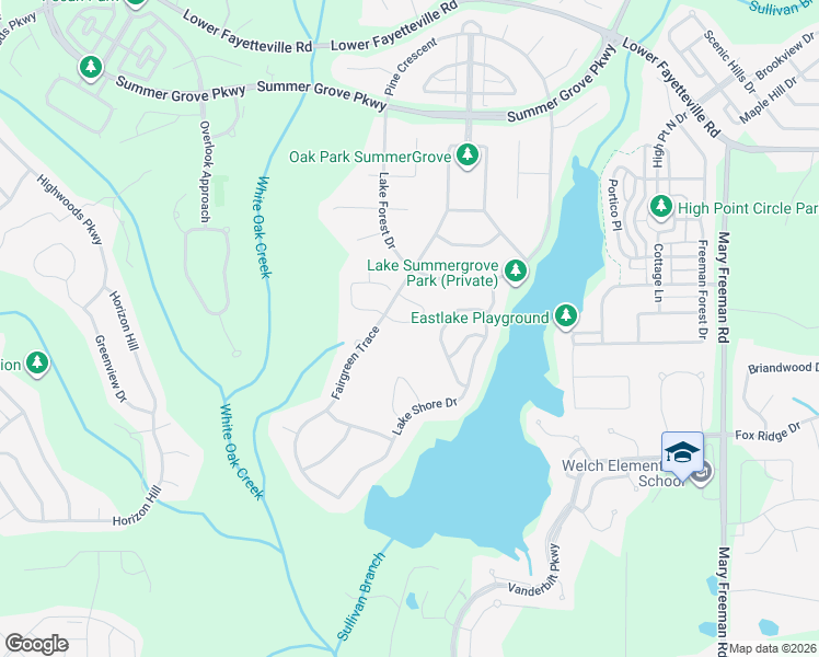 map of restaurants, bars, coffee shops, grocery stores, and more near 26 Gables Way in Newnan