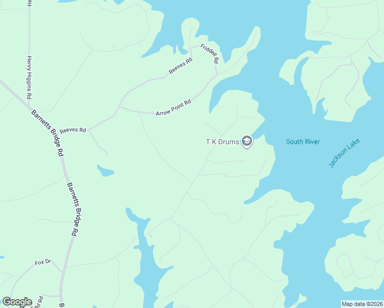 map of restaurants, bars, coffee shops, grocery stores, and more near 173 Tussahaw Point Drive in Jackson