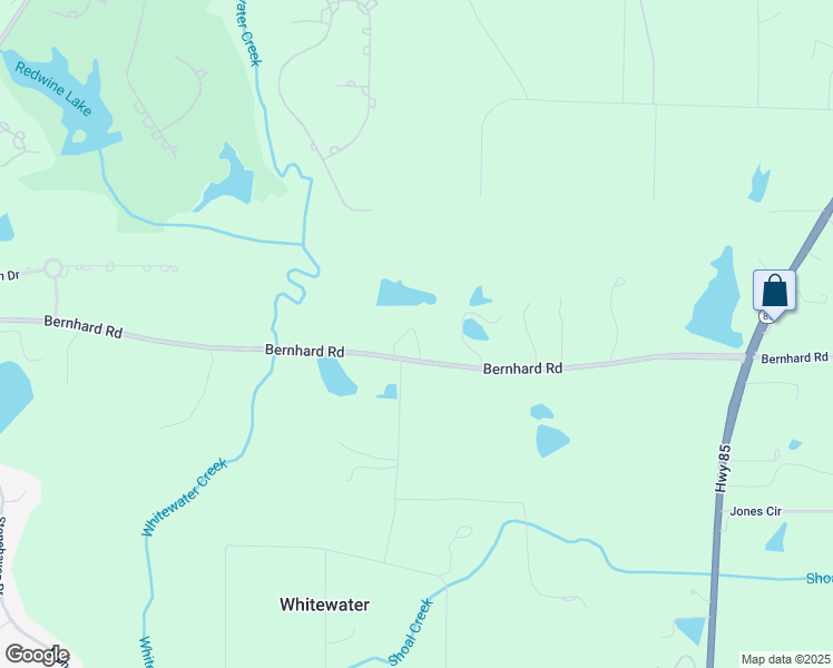 map of restaurants, bars, coffee shops, grocery stores, and more near 473 Bernhard Road in Fayetteville