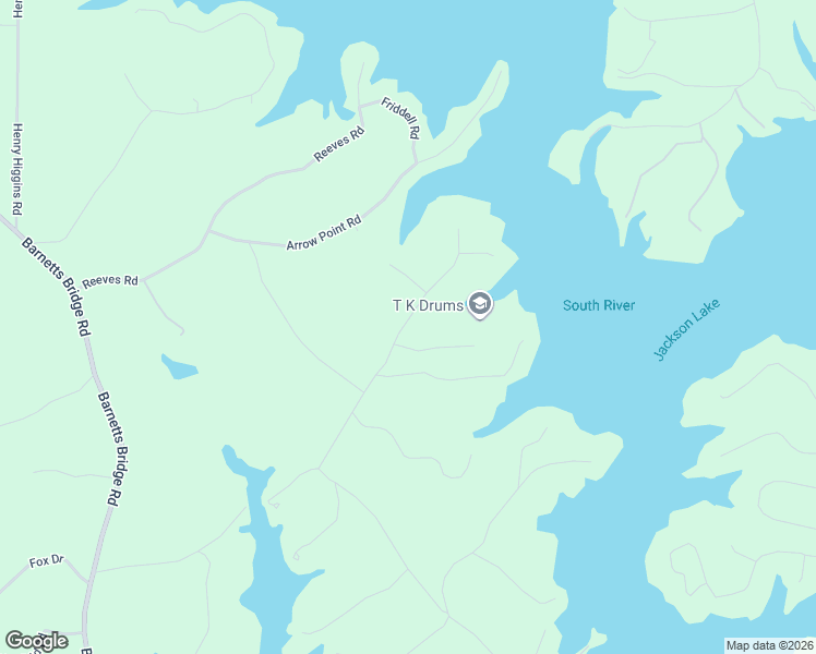 map of restaurants, bars, coffee shops, grocery stores, and more near 173 Tussahaw Point Drive in Jackson