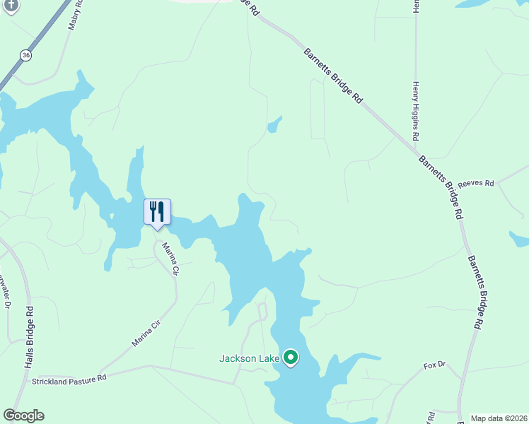 map of restaurants, bars, coffee shops, grocery stores, and more near 280 Cochran Road in Jackson