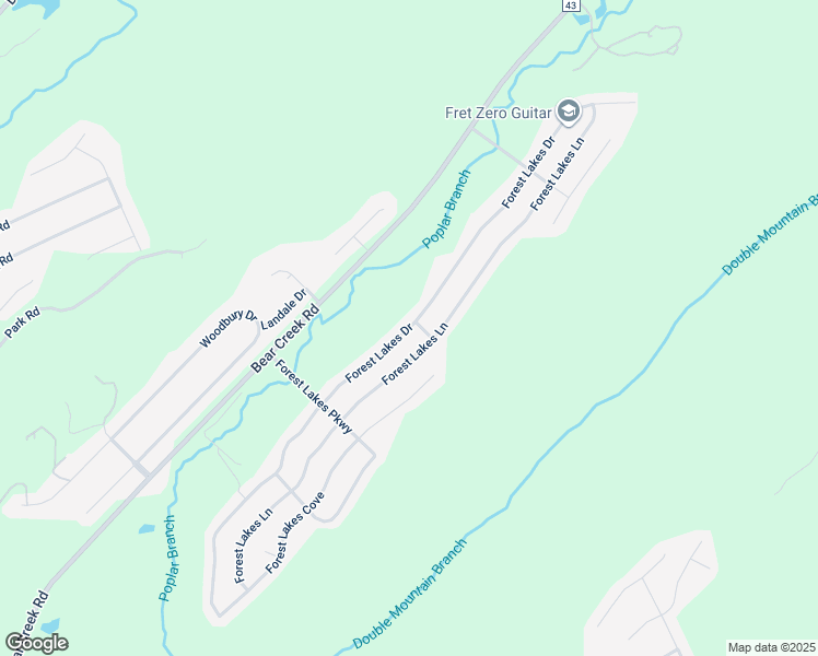 map of restaurants, bars, coffee shops, grocery stores, and more near 526 Forest Lakes Drive in Sterrett