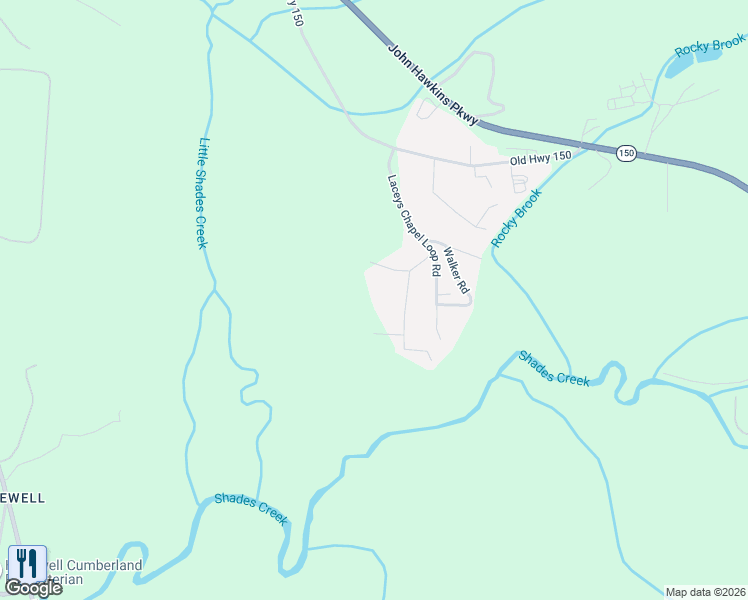 map of restaurants, bars, coffee shops, grocery stores, and more near 4823 Aldrich Rd in Bessemer
