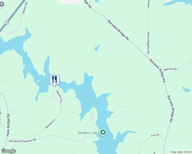 map of restaurants, bars, coffee shops, grocery stores, and more near 280 Cochran Road in Jackson