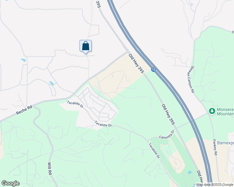 map of restaurants, bars, coffee shops, grocery stores, and more near Vista Valle Camino in Fallbrook