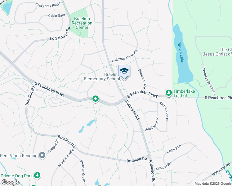 map of restaurants, bars, coffee shops, grocery stores, and more near 221 Copperplate Lane in Peachtree City