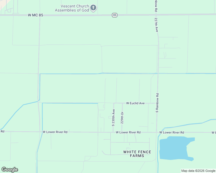 map of restaurants, bars, coffee shops, grocery stores, and more near 8606 South 230th Drive in Buckeye