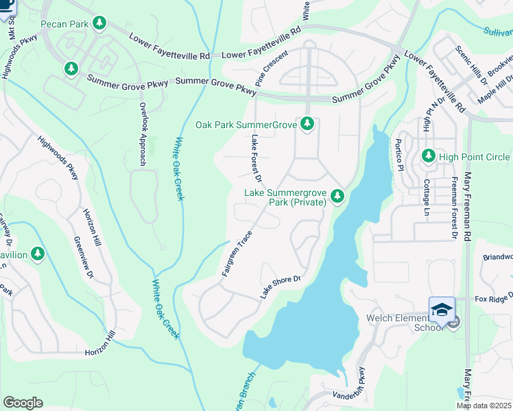 map of restaurants, bars, coffee shops, grocery stores, and more near 1 Downing Court in Newnan