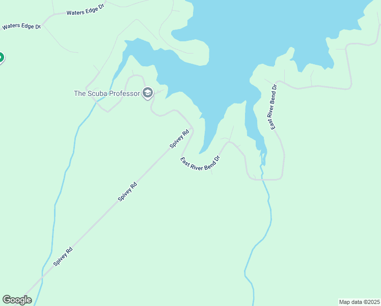 map of restaurants, bars, coffee shops, grocery stores, and more near 121 East River Bend Drive in Eatonton