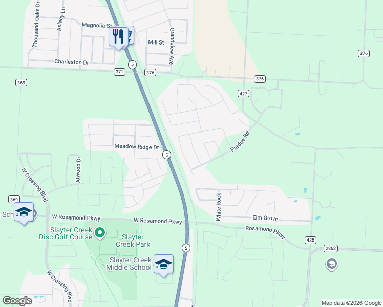 map of restaurants, bars, coffee shops, grocery stores, and more near 1529-1577 North Powell Parkway in Anna