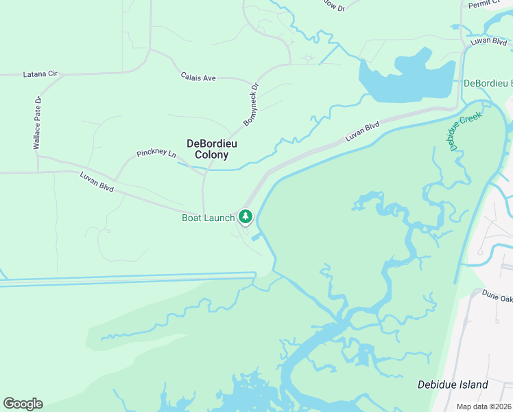 map of restaurants, bars, coffee shops, grocery stores, and more near 2750 Luvan Boulevard in Georgetown