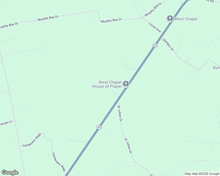map of restaurants, bars, coffee shops, grocery stores, and more near 241 Leo Terrace Lane in Cross