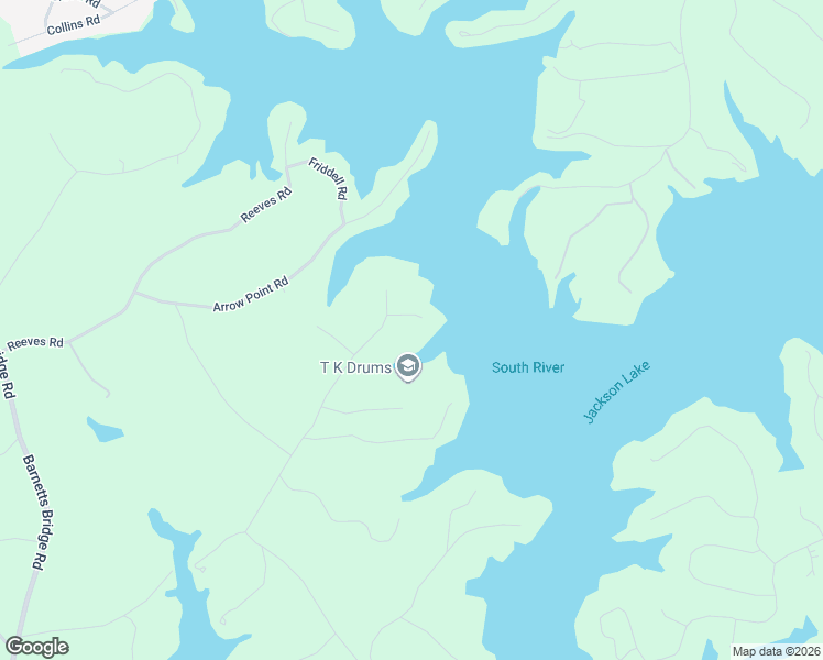 map of restaurants, bars, coffee shops, grocery stores, and more near 184 River Point Road in Jackson