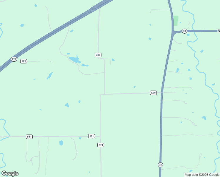 map of restaurants, bars, coffee shops, grocery stores, and more near 11355 County Road 579 in Blue Ridge