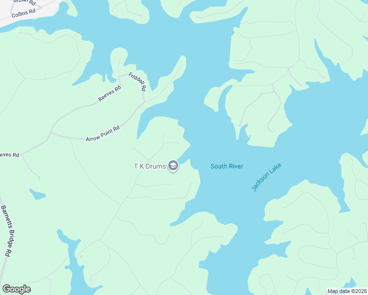 map of restaurants, bars, coffee shops, grocery stores, and more near 185 River Point Road in Jackson