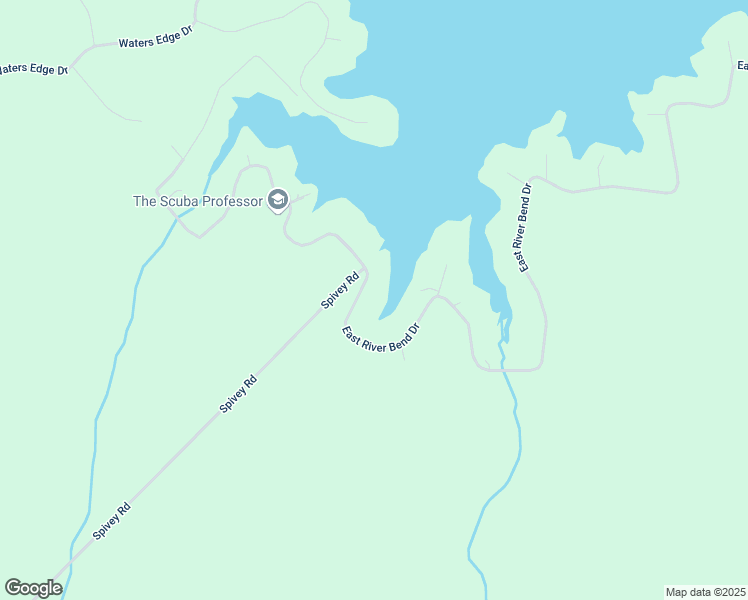 map of restaurants, bars, coffee shops, grocery stores, and more near 121 East River Bend Drive in Eatonton