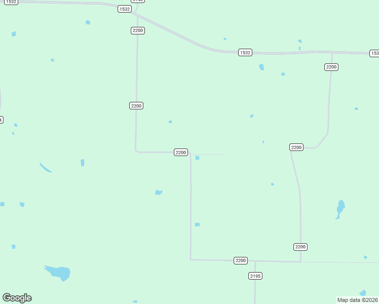 map of restaurants, bars, coffee shops, grocery stores, and more near County Road 2200 in Commerce