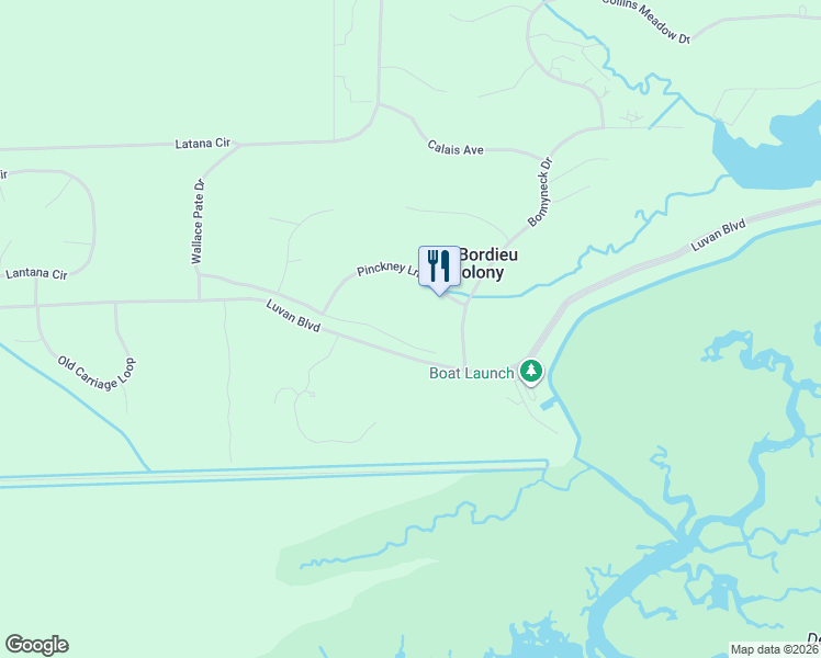 map of restaurants, bars, coffee shops, grocery stores, and more near 469 Blue Heron Drive in Georgetown