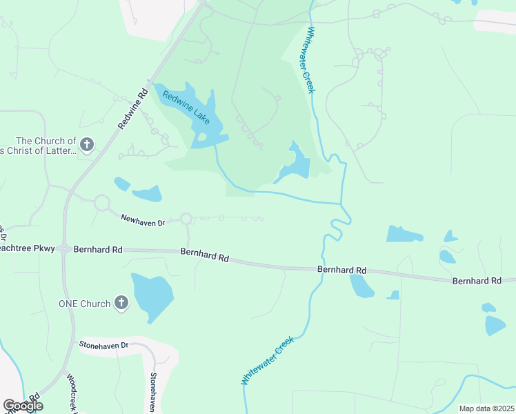 map of restaurants, bars, coffee shops, grocery stores, and more near 370 Newhaven Drive in Fayetteville