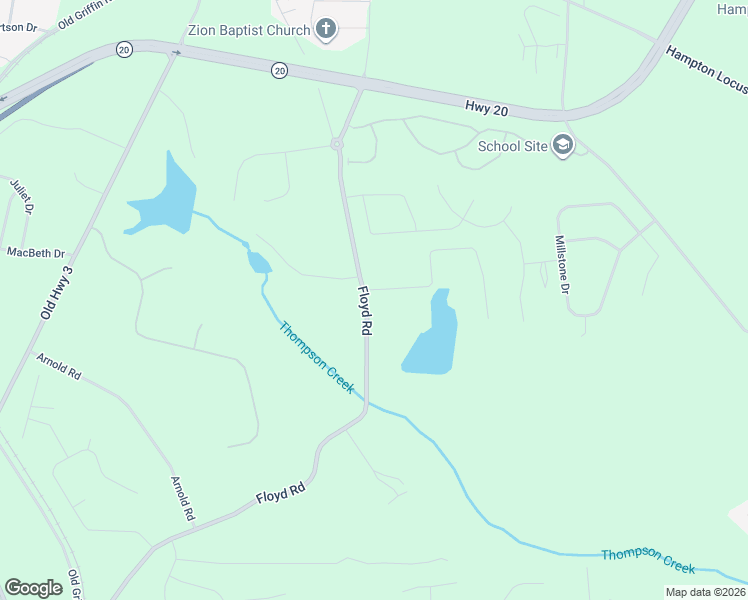 map of restaurants, bars, coffee shops, grocery stores, and more near 111 Floyd Road in Hampton
