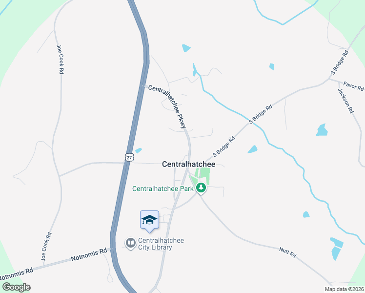 map of restaurants, bars, coffee shops, grocery stores, and more near 773 Centralhatchee Parkway in Franklin