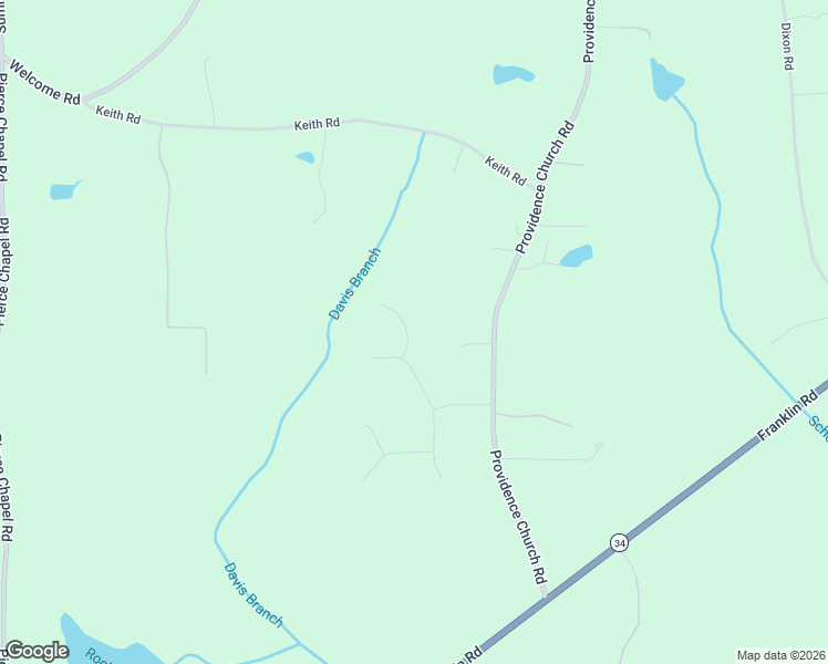 map of restaurants, bars, coffee shops, grocery stores, and more near 169 Woodland Way in Newnan