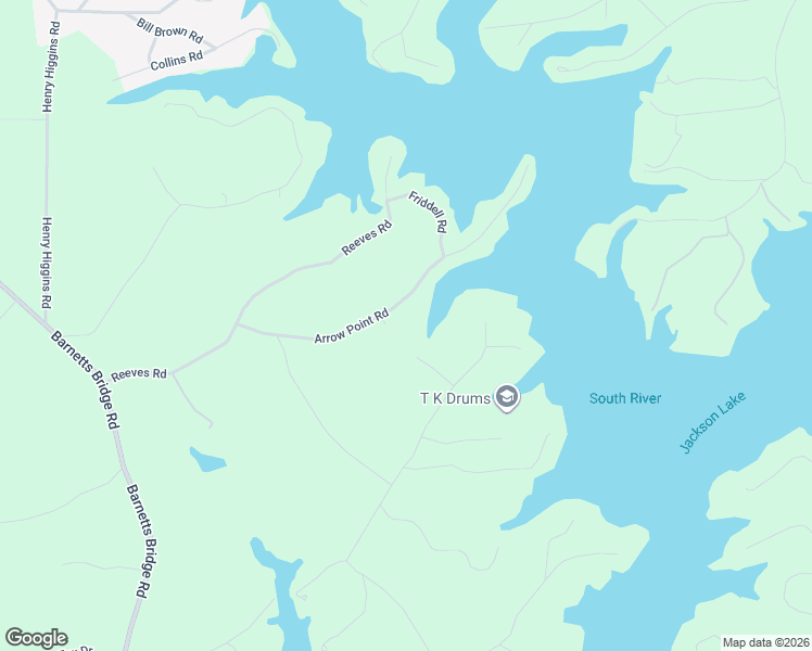 map of restaurants, bars, coffee shops, grocery stores, and more near 172 Arrow Point Road in Jackson