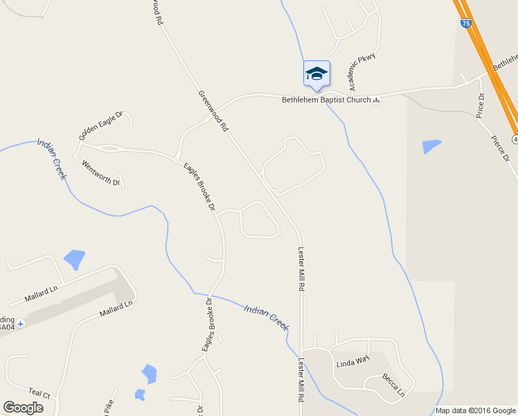 map of restaurants, bars, coffee shops, grocery stores, and more near 924 Donegal Drive in Locust Grove