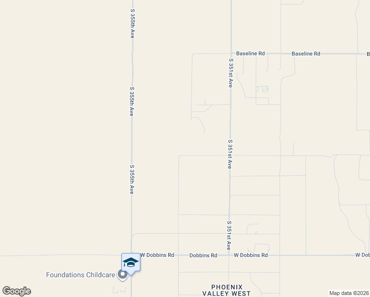 map of restaurants, bars, coffee shops, grocery stores, and more near 8308 S 352nd Ave in Tonopah
