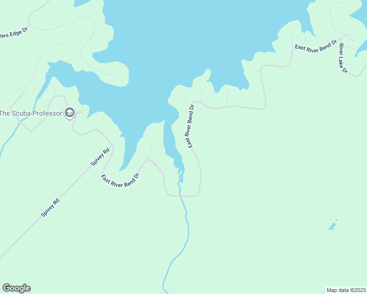 map of restaurants, bars, coffee shops, grocery stores, and more near 243 East River Bend Drive in Eatonton