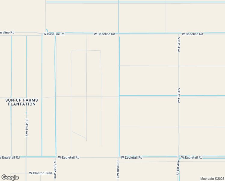 map of restaurants, bars, coffee shops, grocery stores, and more near 8367 South 535th Avenue in Tonopah