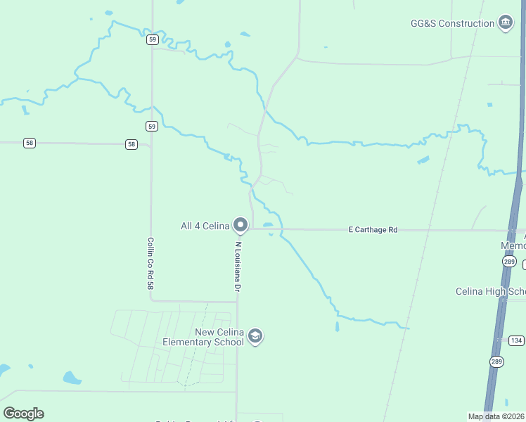 map of restaurants, bars, coffee shops, grocery stores, and more near 3401 Preston Lakes Road in Celina