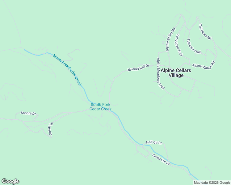 map of restaurants, bars, coffee shops, grocery stores, and more near 152 Musket Ball Drive in Ruidoso