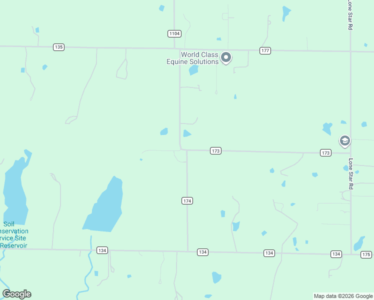 map of restaurants, bars, coffee shops, grocery stores, and more near 6443 County Road 173 in Celina
