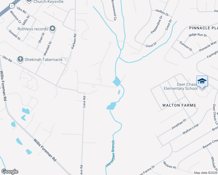 map of restaurants, bars, coffee shops, grocery stores, and more near 2873 Lake Michigan Drive in Hephzibah