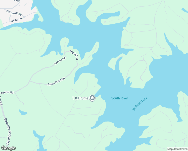 map of restaurants, bars, coffee shops, grocery stores, and more near 175 River Point Road in Jackson
