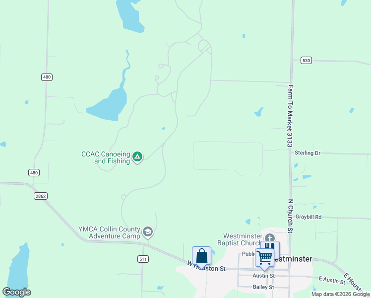 map of restaurants, bars, coffee shops, grocery stores, and more near 274 Pecan Hollow Circle in Anna