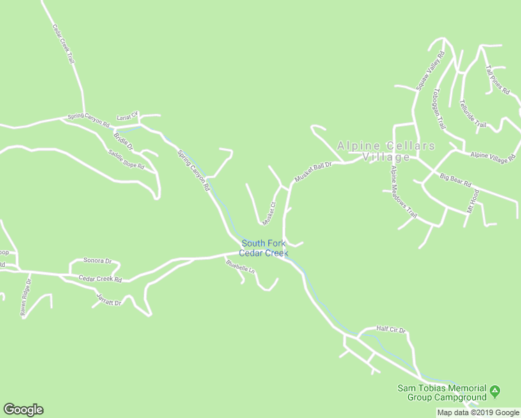 map of restaurants, bars, coffee shops, grocery stores, and more near 124 Musket Court in Ruidoso