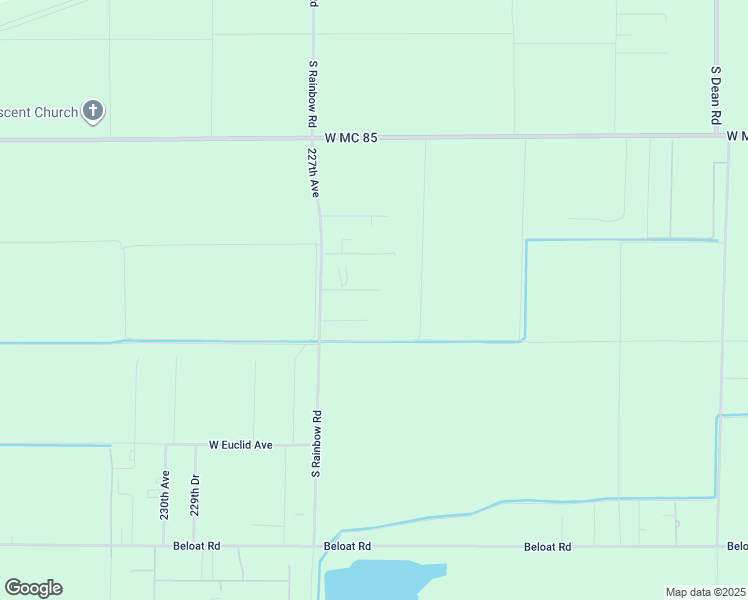 map of restaurants, bars, coffee shops, grocery stores, and more near 22641 West Desert Lane in Buckeye